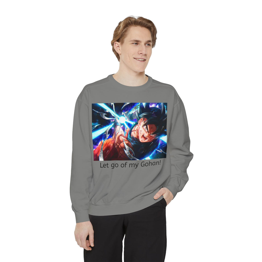 Graphic Sweatshirt — "Let go of my Gohan!" Anime Power Scene