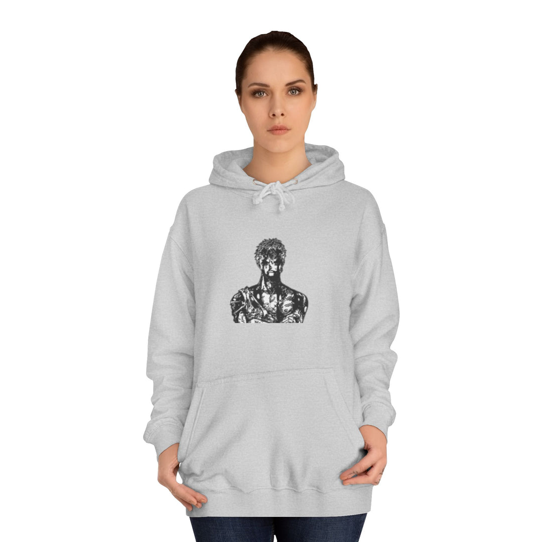 Mens Statue ZORO Hoodie - Artistic Black Marble Bust Graphic