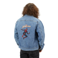 Spiderman Denim Jacket — Marvel Spider-Man Graphic Back Logo