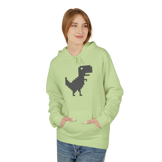 Hoodie — Pixel Dino Graphic Pullover
