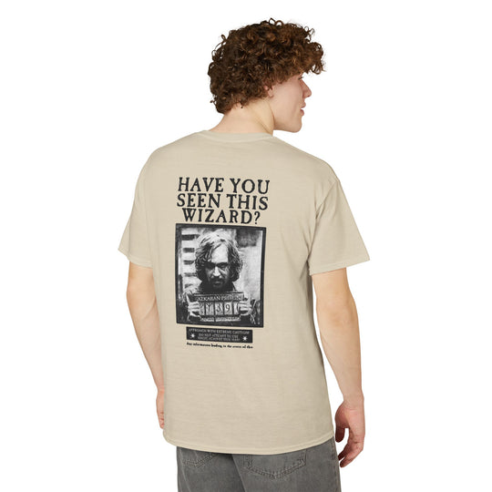 Happy Potter "Have You Seen This Wizard?" T-Shirt — Vintage Wanted Poster Graphic Tee