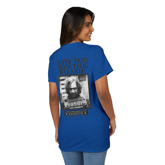 Happy Potter "Have You Seen This Wizard?" T-Shirt — Vintage Wanted Poster Graphic Tee