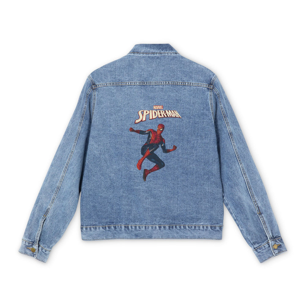 Spiderman Denim Jacket — Marvel Spider-Man Graphic Back Logo