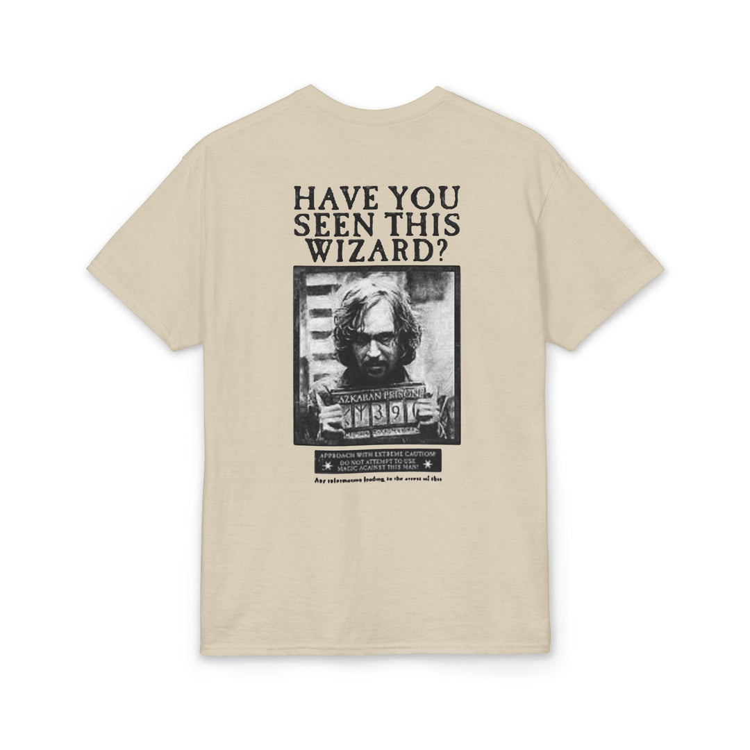Happy Potter "Have You Seen This Wizard?" T-Shirt — Vintage Wanted Poster Graphic Tee