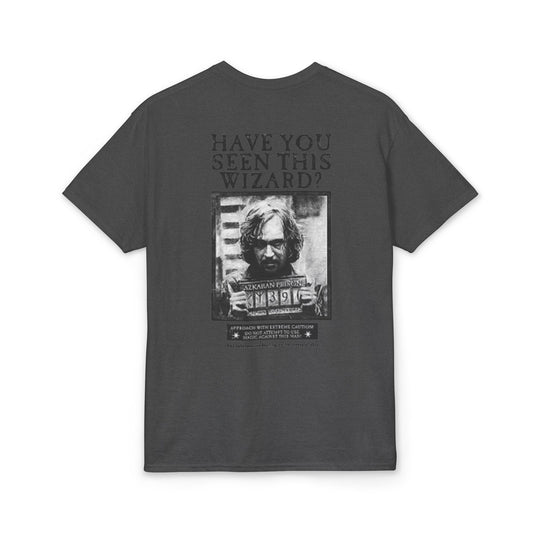 Happy Potter "Have You Seen This Wizard?" T-Shirt — Vintage Wanted Poster Graphic Tee