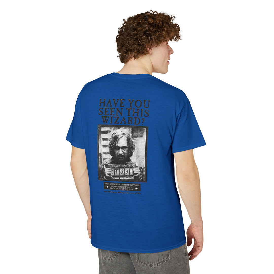 Happy Potter "Have You Seen This Wizard?" T-Shirt — Vintage Wanted Poster Graphic Tee