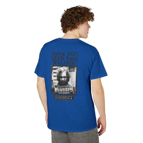 Happy Potter "Have You Seen This Wizard?" T-Shirt — Vintage Wanted Poster Graphic Tee